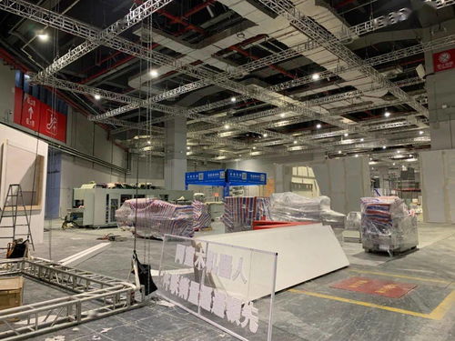 上海國際食品加工包裝機(jī)械展布展火熱進(jìn)行中 施工現(xiàn)場(chǎng)展現(xiàn)科技魅力